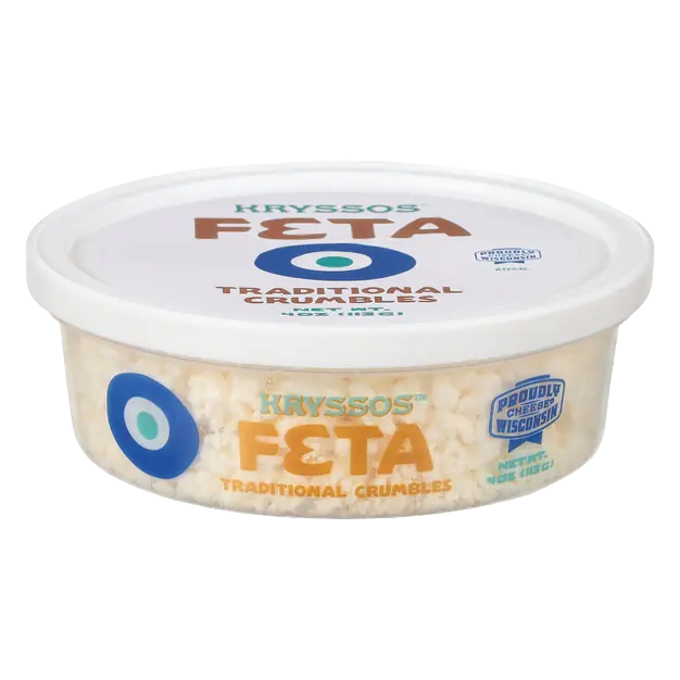 Kryssos Traditonal Feta Cheese Crumbles