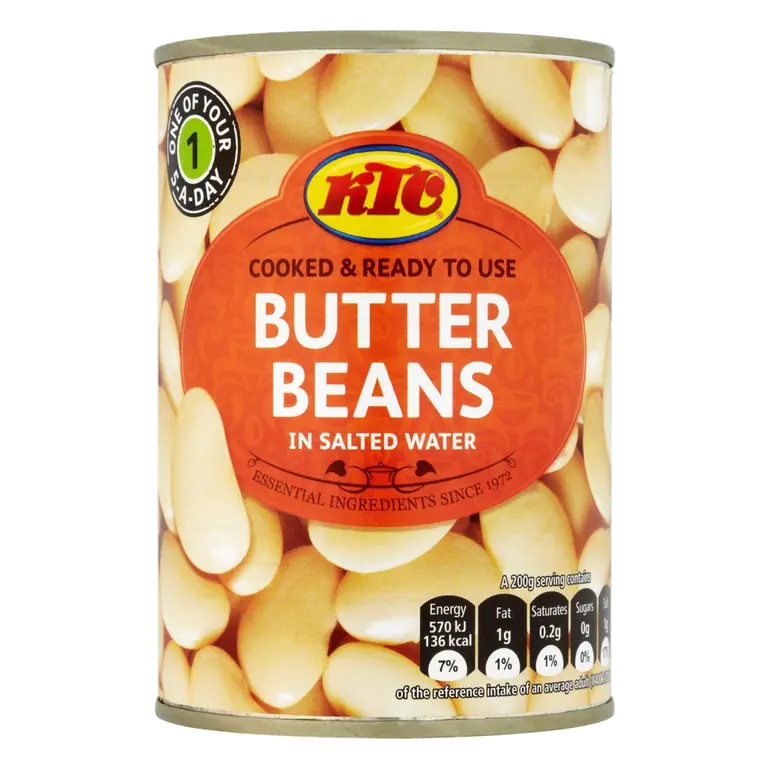 Butter Beans In Salted Water (400g)