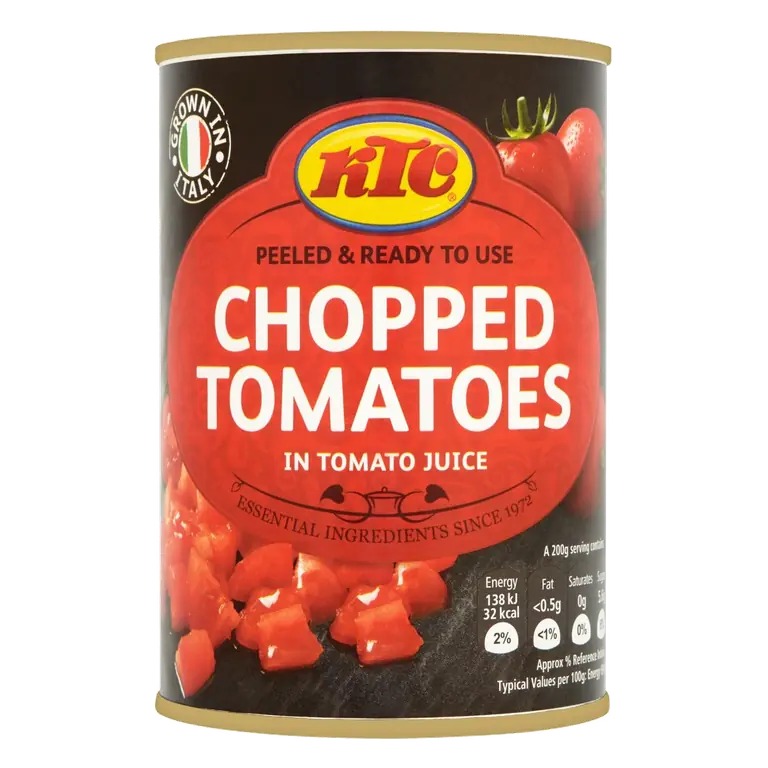 Peeled Chopped Tomatoes In Tomato Juice 400g