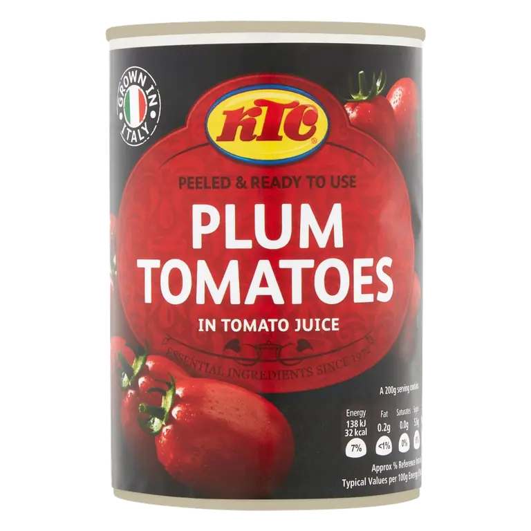 Peeled Plum Tomatoes In Tomato Sauce 400g