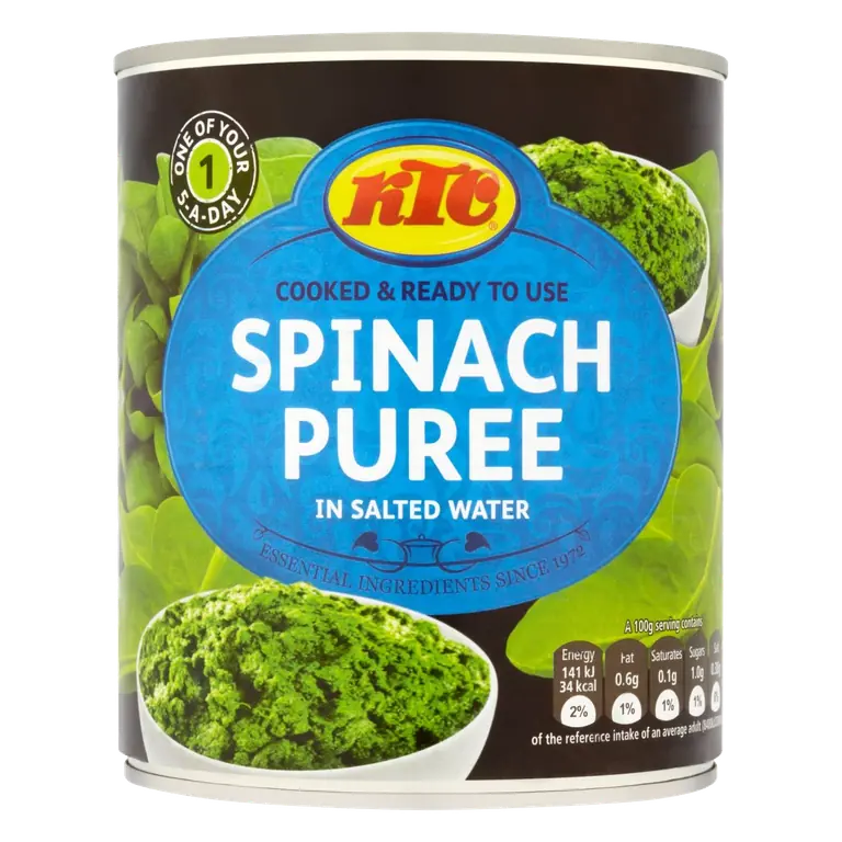 Spinach Puree In Salted Water 795g