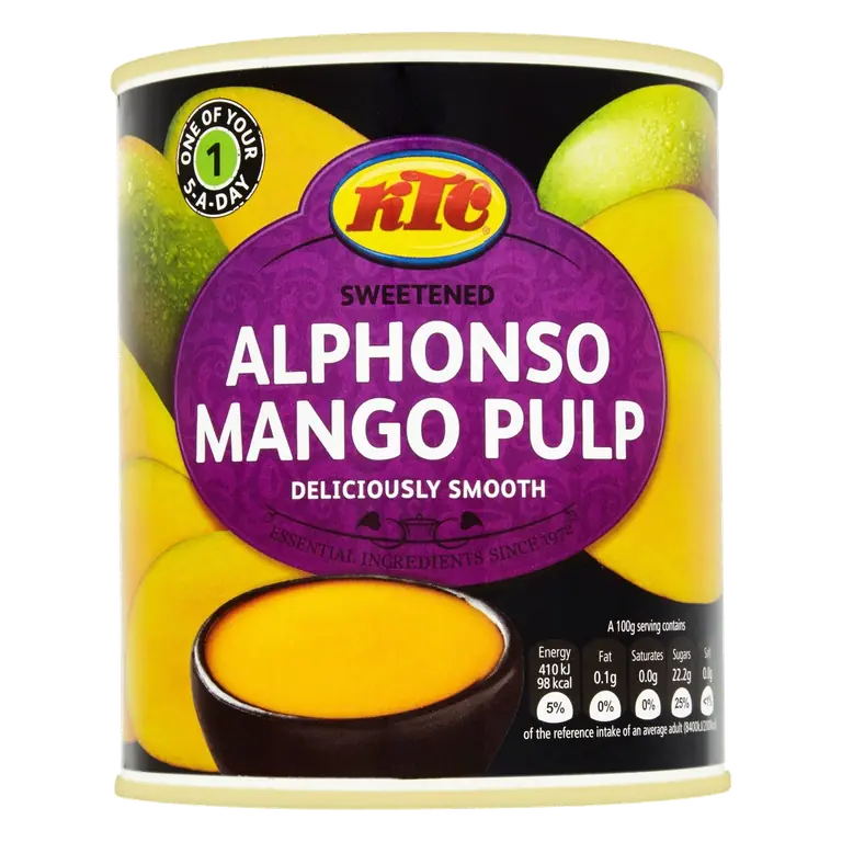 Sweetened Alphonso Mango Pulp 850g
