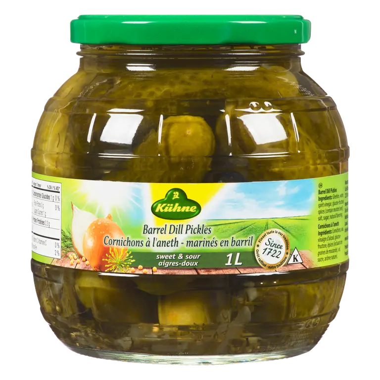 Barrell Dill Pickles Sweet & Sour 1 L