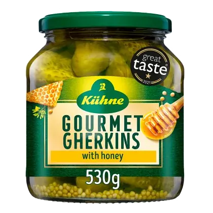 Gourmet Selection Gherkins with Honey