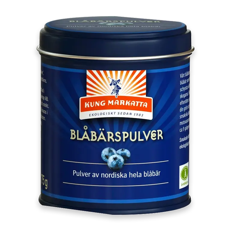 Blåbärspulver KRAV 75g
