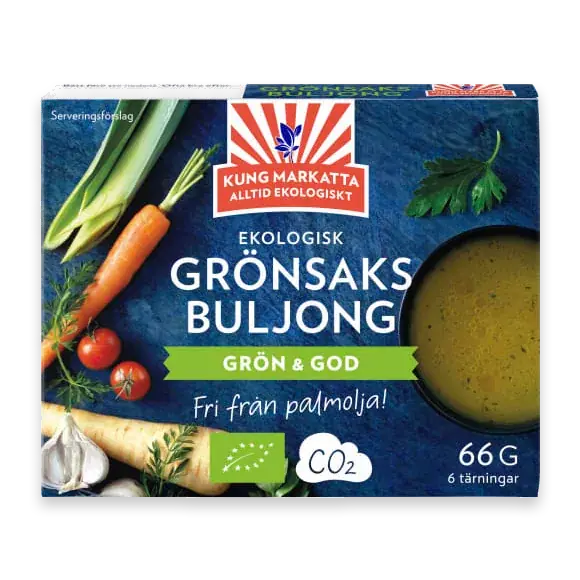 Grönsakbuljong Ekologisk Tärningar