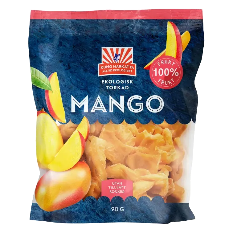 Torkad Mango Ekologisk 90g