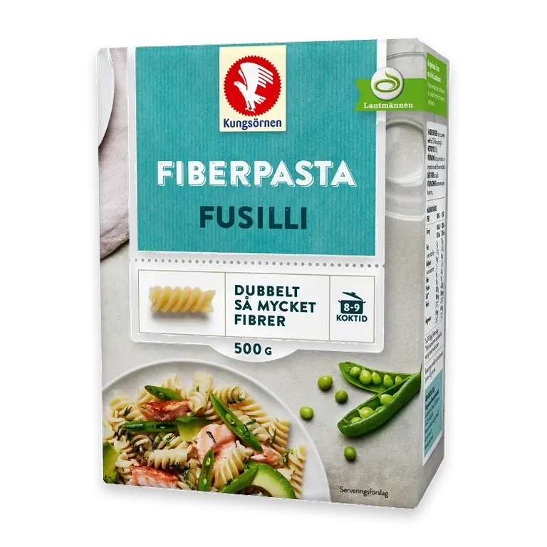 Fusilli Ljus fiberpasta 500g