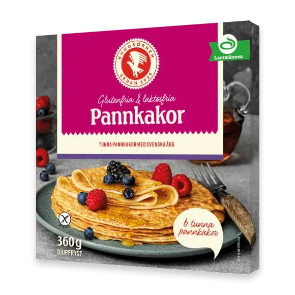 Pannkakor Glutenfria&laktosfri Frysta/6-pack