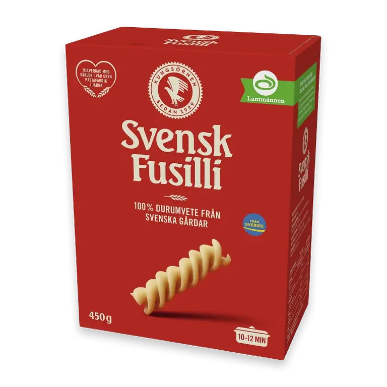 Pasta Svensk Fusilli 450g