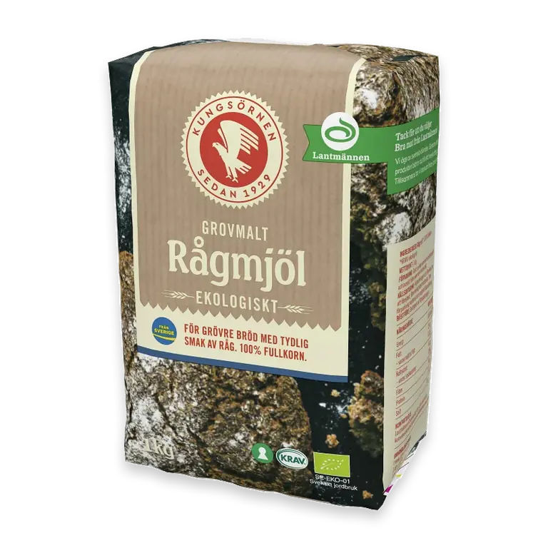 Rågmjöl Ekologisk 1kg