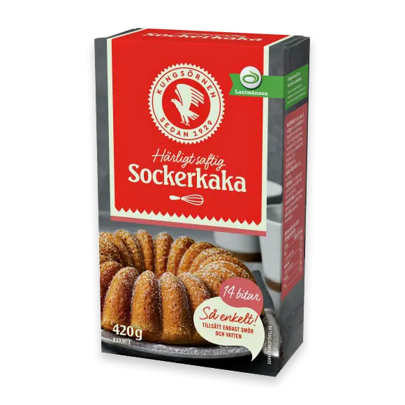 Sockerkaka Kaffebrödsmix Lättbakat