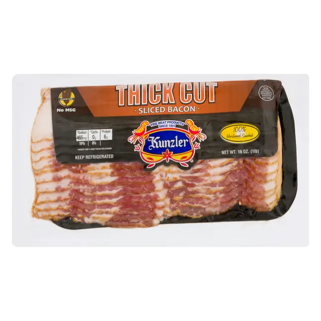 Thick Cut Bacon Sliced