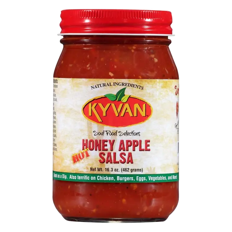 KYVAN Hot Honey Apple Salsa, 16.3oz