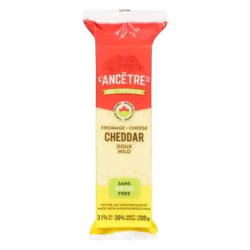 Organic Cheddar Cheese Mild 200 g