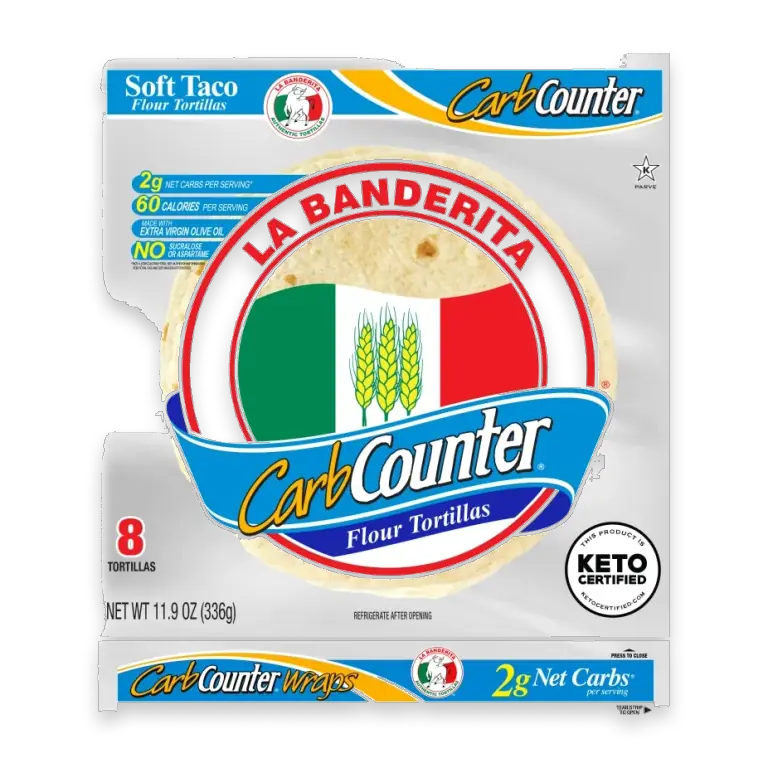 Carb Counter Keto Certified Flour Tortillas