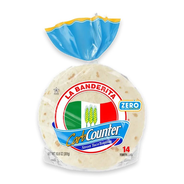 Carb Counter Keto Certified Street Taco Flour Tortillas