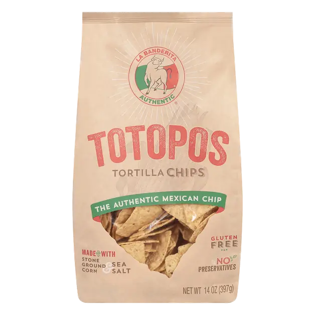 Gluten Free Totopos Corn Tortilla Chips