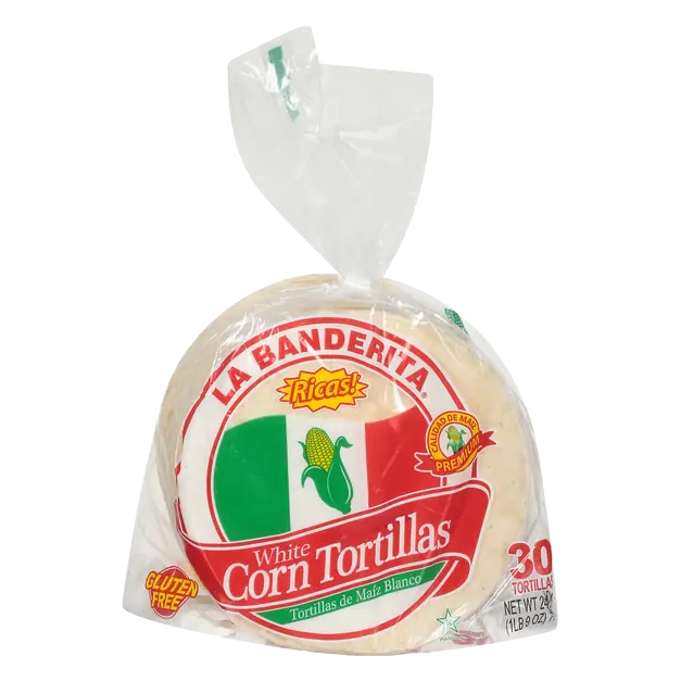 Gluten Free White Corn Tortillas 5.5 Inch - 30 ct