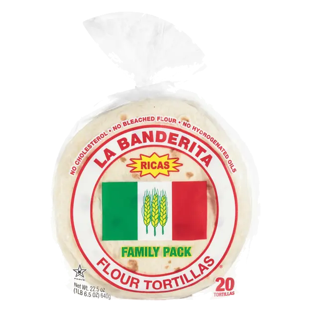 Ricas Flour Tortillas Family 6 Inch - 20 ct
