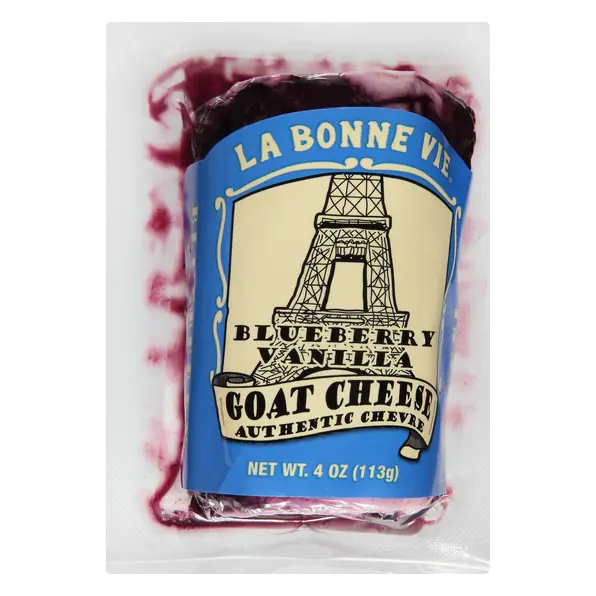 Blueberry Vanilla Goat Cheese Log