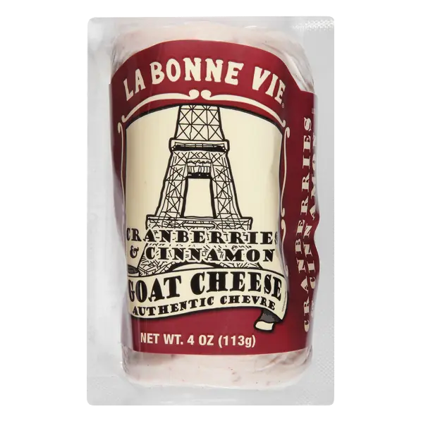 Cranberry & Cinnamon Goat Cheese Log