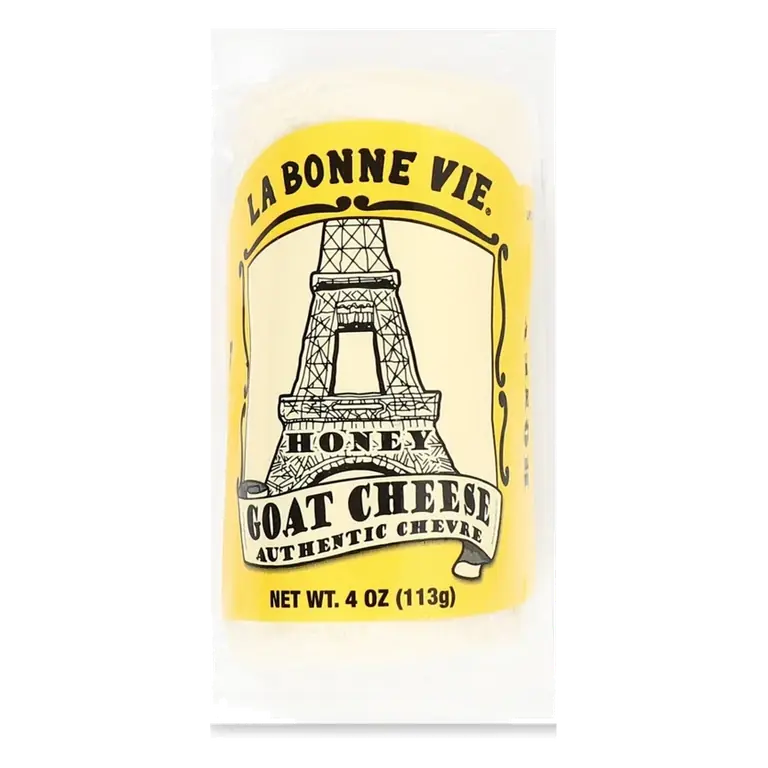 La Bonne Vie Honey Goat Cheese Log, 4oz