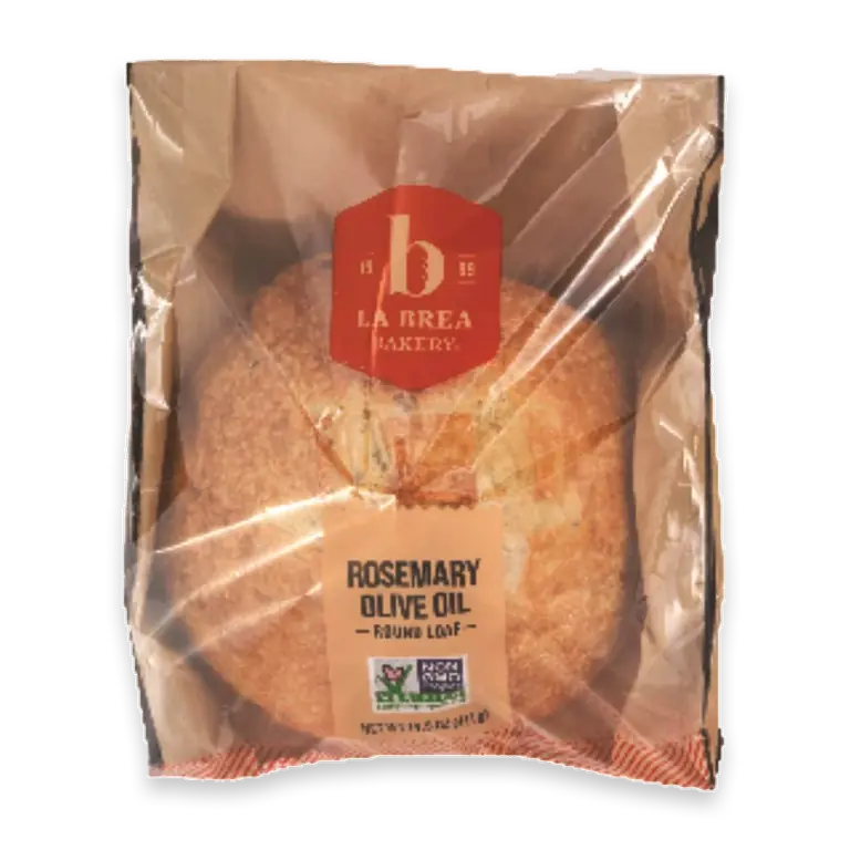 La Brea Sliced Rosemary Olive Oil Round Loaf