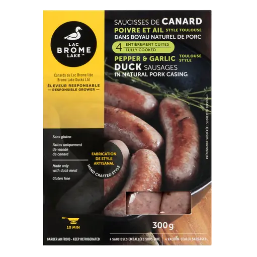 Duck Sausages Pepper & Garlic 300 g
