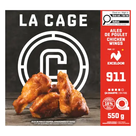 Frozen Chicken Wings Sport 911 550 g