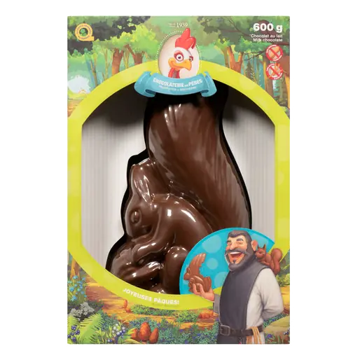 Milk Chocolate Squirrel Hollow Form 600 g