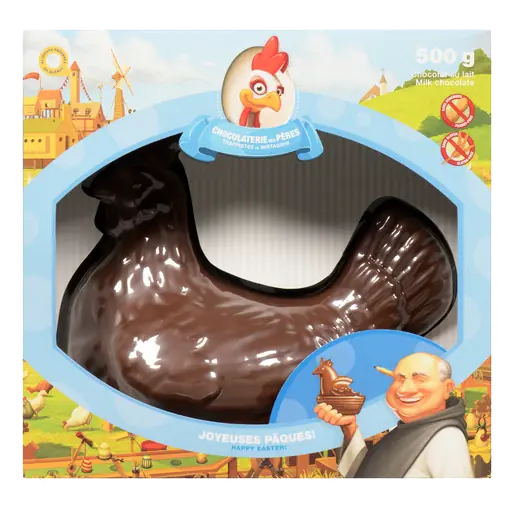 Milk Chocolate Hen Hollow Form 500 g