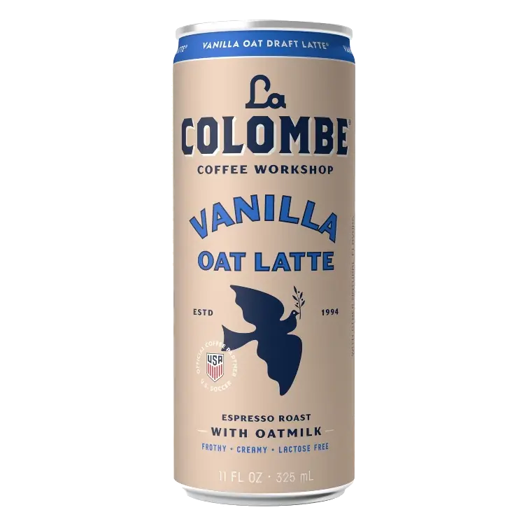 La Colombe Vanilla Draft Latte with Oat Milk, 11 fl oz