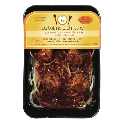 Gluten-Free Allergen Free Spaghetti With Meat Sauce 350 g (frozen)