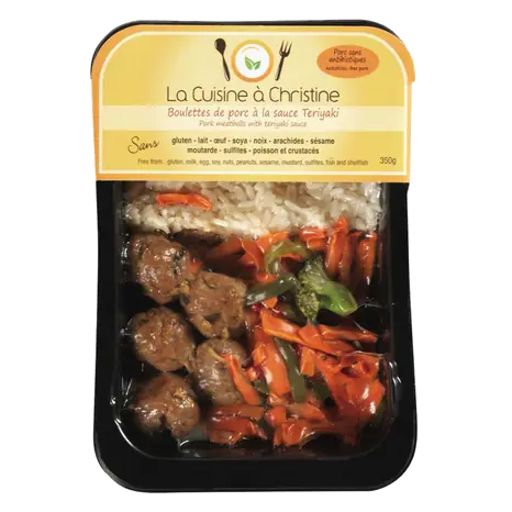 Pork Meatballs With Teriyaki Sauce 325 g (frozen)
