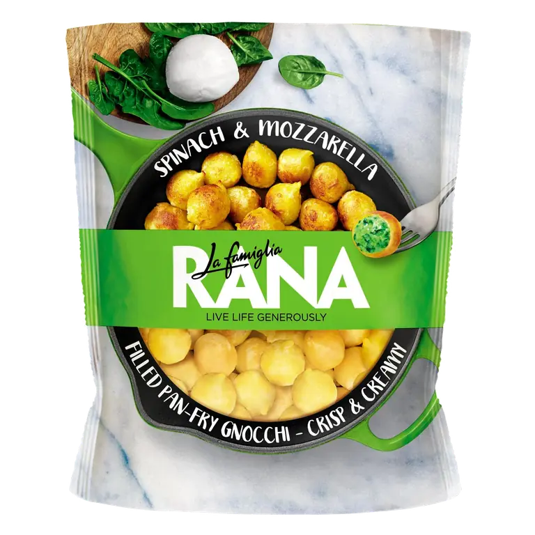 280g Spinach & Mozzarella Filled Pan Fry Gnocchi