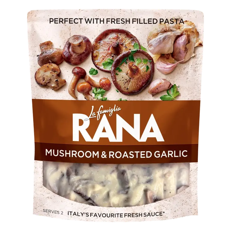 Mushroom & Roasted Garlic Fresh Sauce