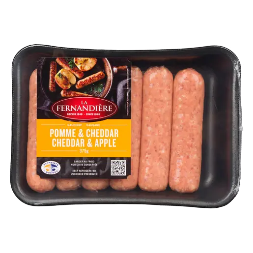 La Fernandière Sausages Apple And Cheddar 375 g