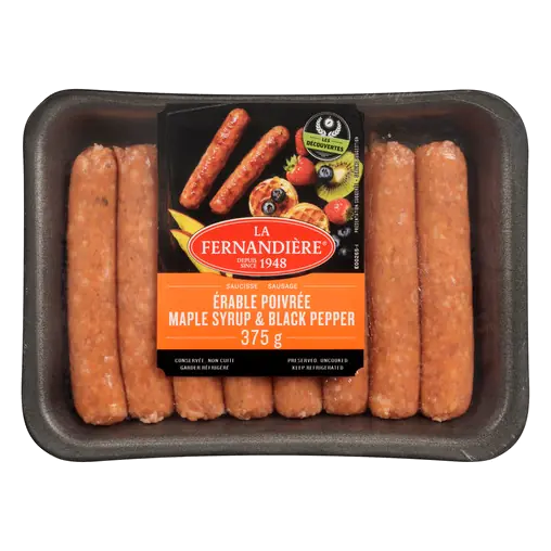Sausages Black Pepper And Maple Syrup 375 g