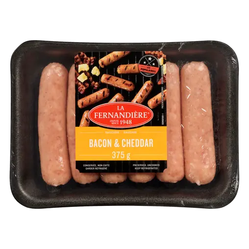 Sausages Bacon & Cheddar 375 g