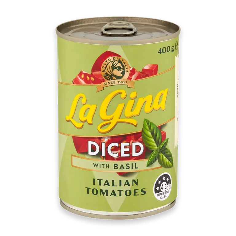 Finely Diced Tomatoes With Basil