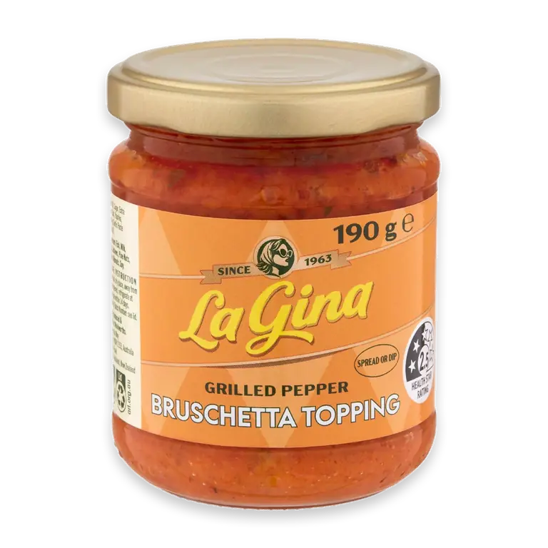 Grilled Pepper Bruschetta Topping
