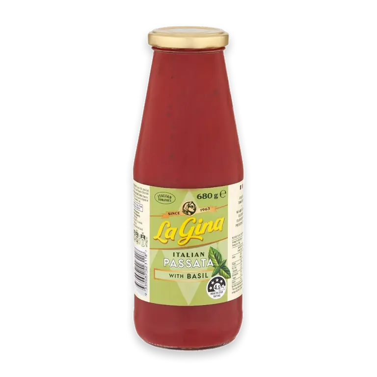 Italian Passata With Basil