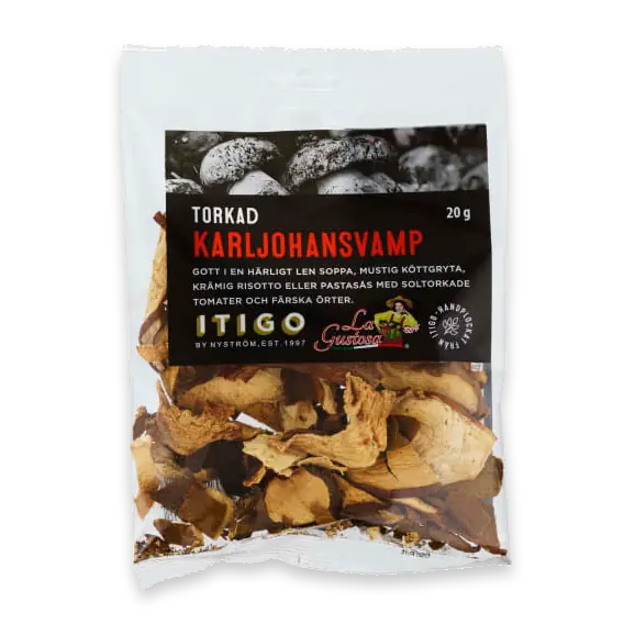 Karljohansvamp Torkade