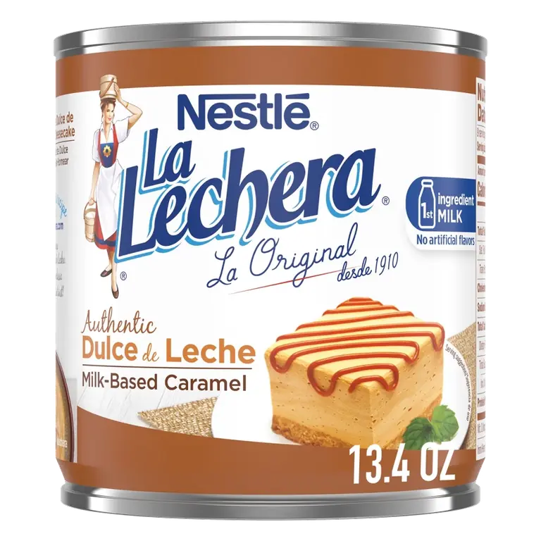 Nestle Gluten Free Dulce de Leche La Lechera, 13.4oz: Certified Gluten-Free, No Artificial Flavors, Cow Milk Source