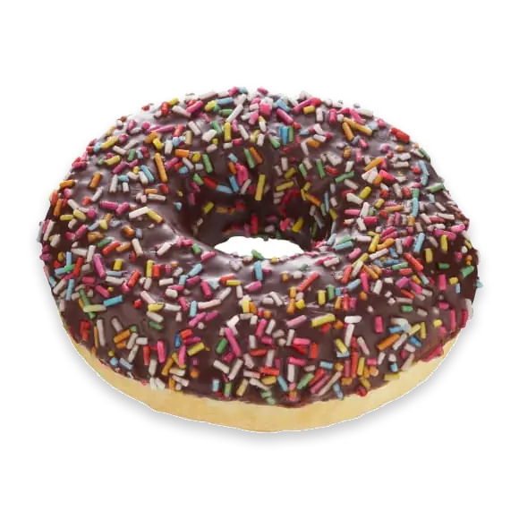 Donut Choklad med Strössel