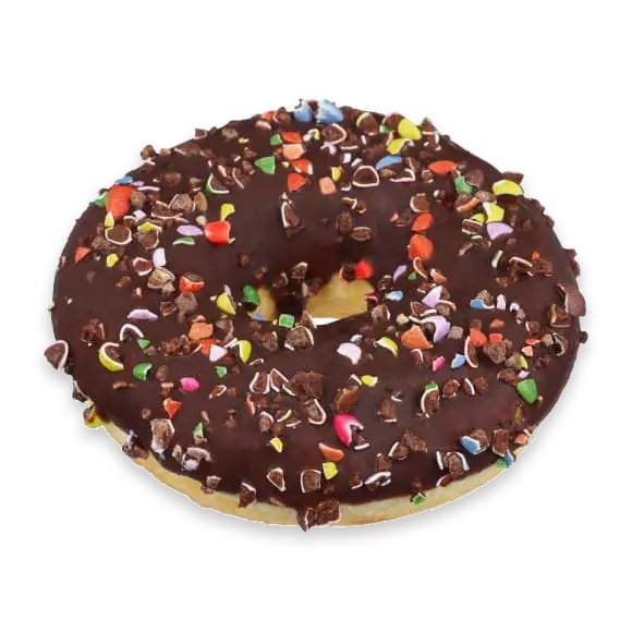 Donut Mörk Chokladgodis