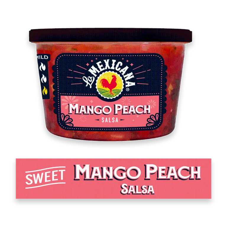 Fresh Mango Peach Salsa