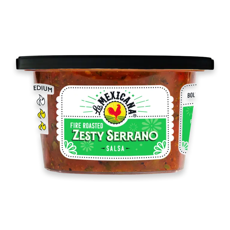 Zesty Serrano Fire Roasted Salsa