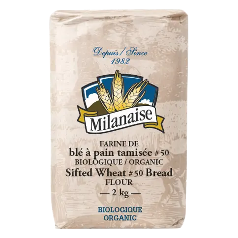 Organic Bread Flour Wheat Sifted 2 kg